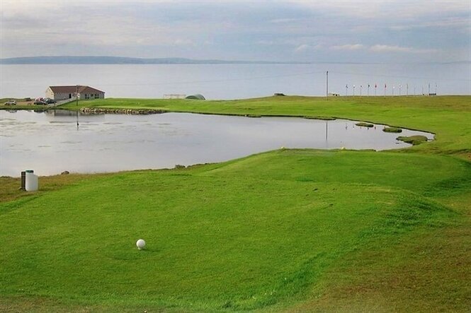 18th Tee at Whalsay